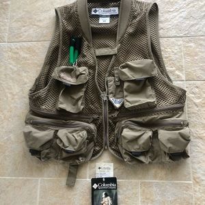 Columbia Men’s Cool Creek Fishing PFG Vest Med.